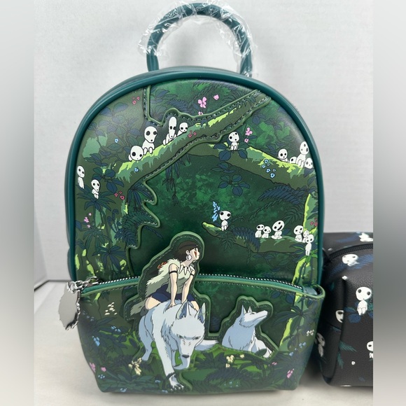 Studio Ghibli® Princess Mononoke Forest Scene Glow-In-The-Dark Mini Backpack +++ main image 10